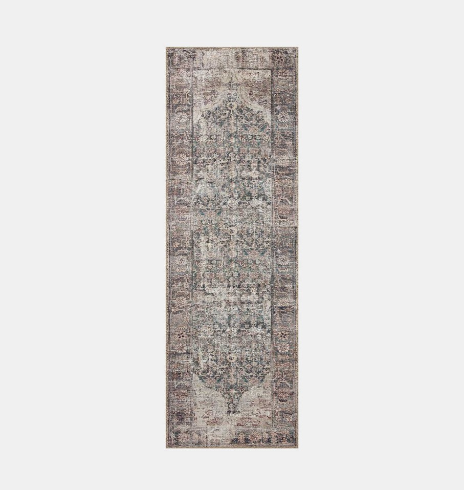 Best Amber Lewis x Loloi Georgie Ger-08 Lagoon / Beige Area Rug