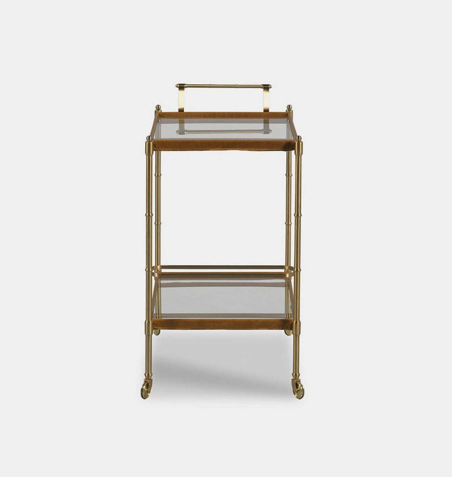 Clearance Woodbridge Furniture Erin Bar Cart