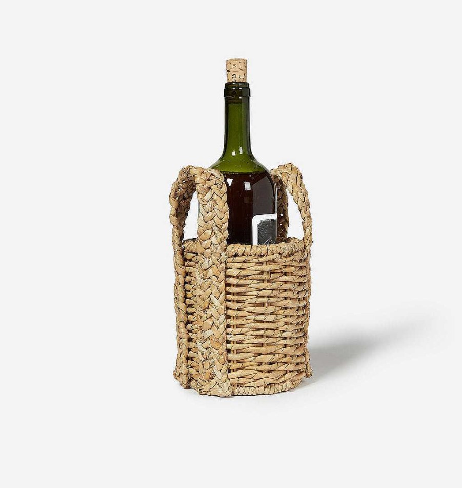 New Shoppe Amber Interiors Gambrel Seagrass Wine Caddy