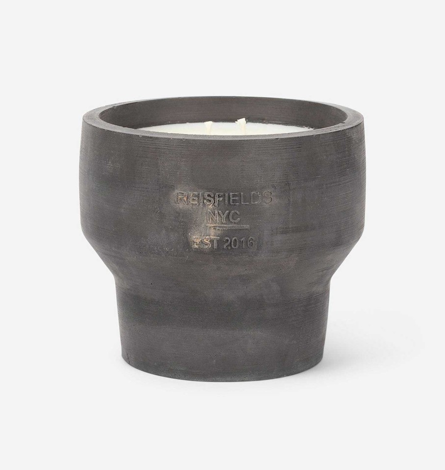 Clearance Reisfields NYC Charcoal No. 6 Candle