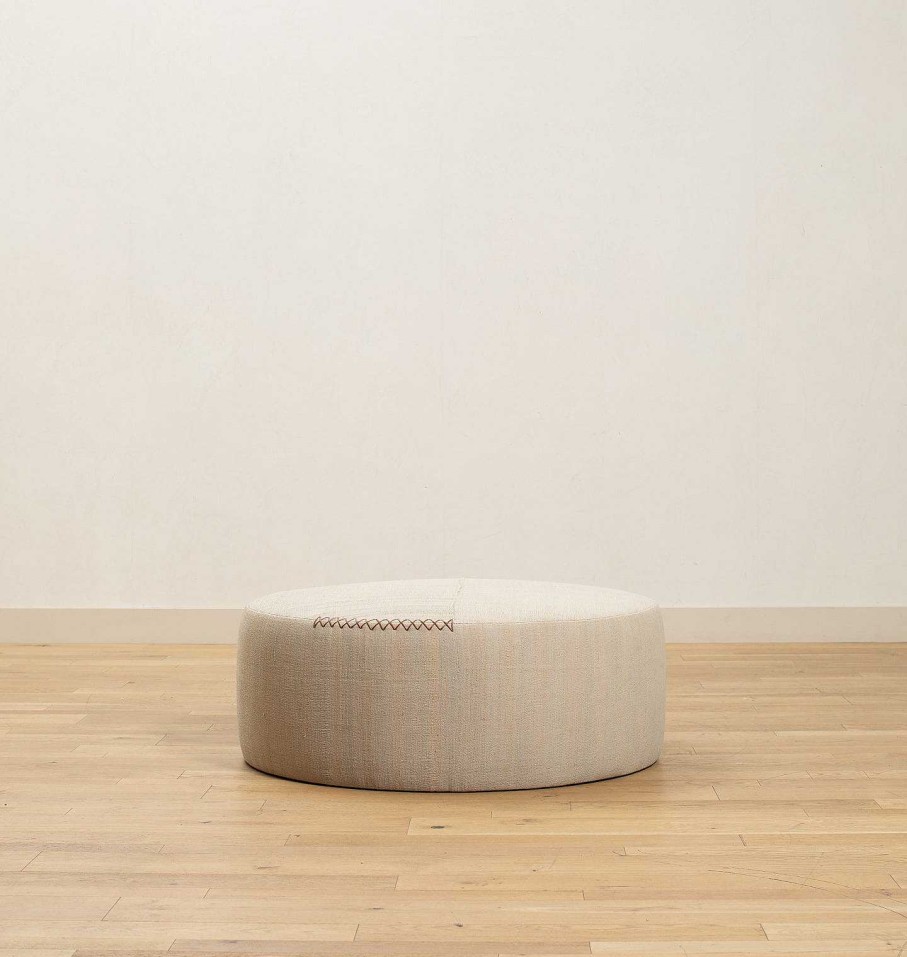 New Made by Shoppe Topanga Round Ottoman M.Iv.Lviii