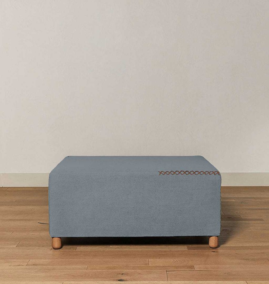 Online Made by Shoppe Footed Topanga Ottoman