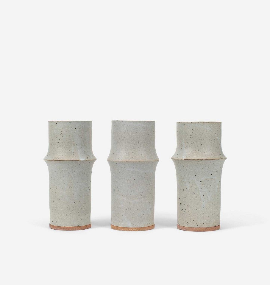 Wholesale BD Pottery Ceramic Ridge Vase