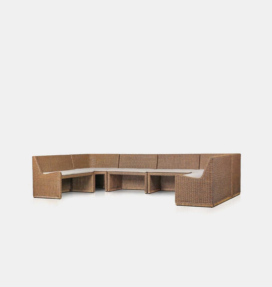 Online Amber Lewis x Four Hands Senna Dining Banquette U Shape 145"