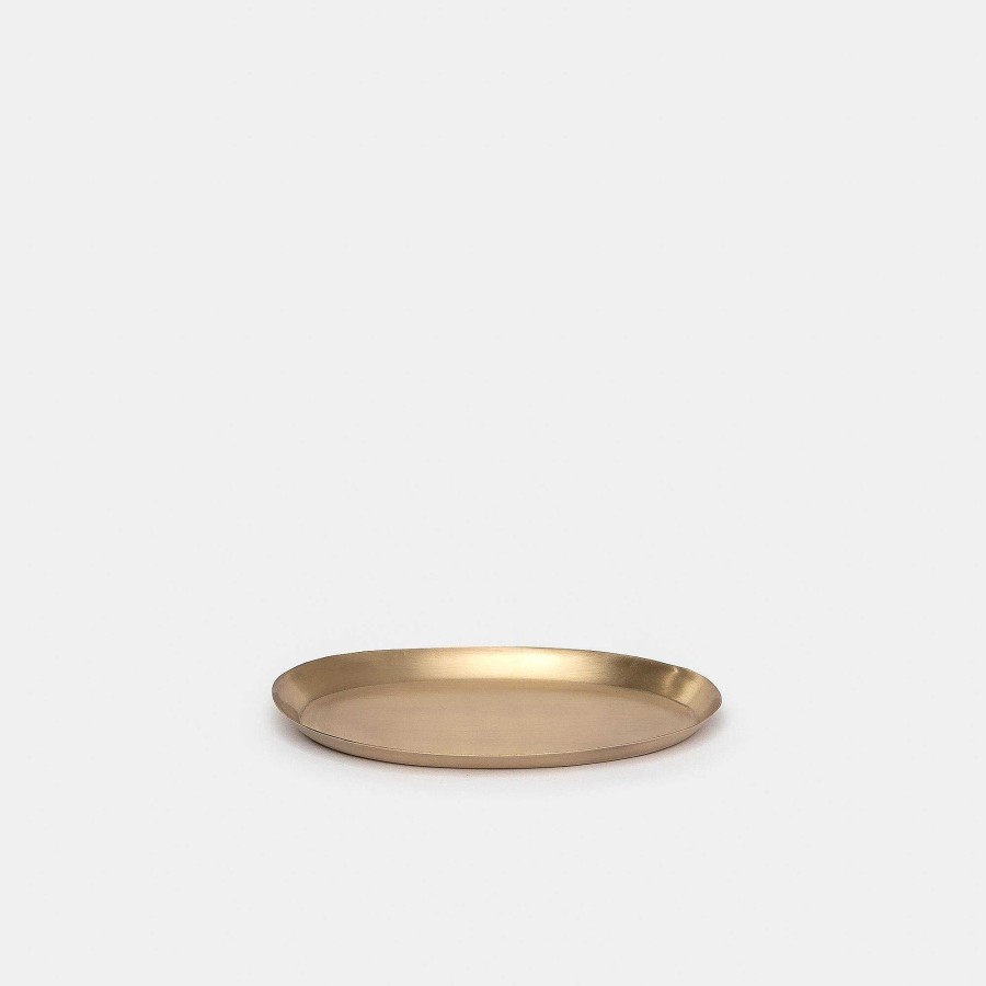 New Fog Linen Brass Oval Tray