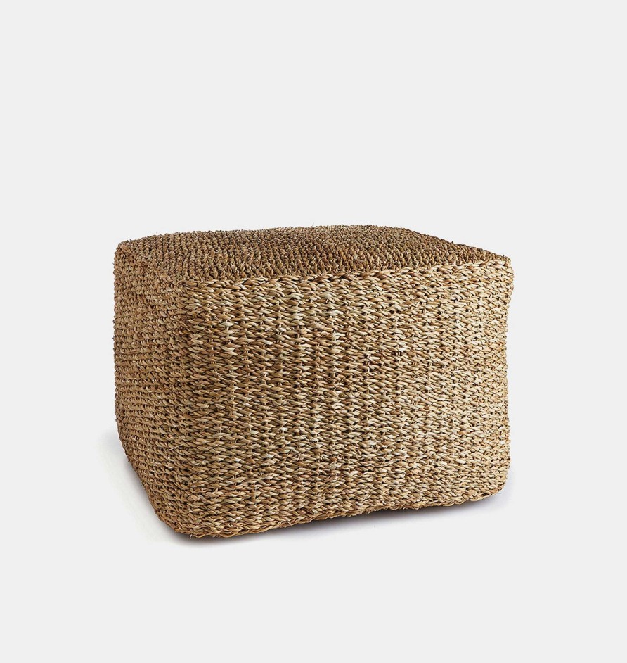 Online Napa Home & Garden Cocos Seagrass Square Pouf