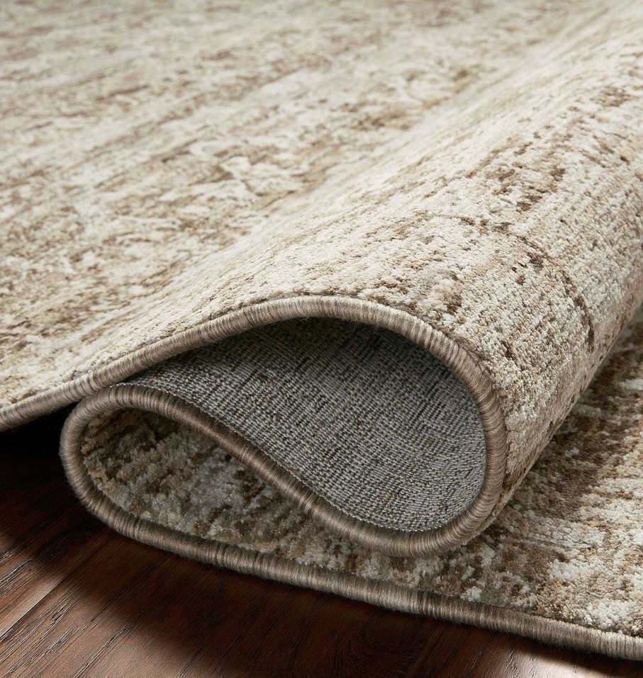 Hot Amber Lewis x Loloi Honora Hon-04 Bark / Dove Area Rug