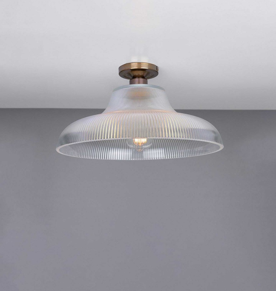 New Mullan Mono Holophane Flush Mount