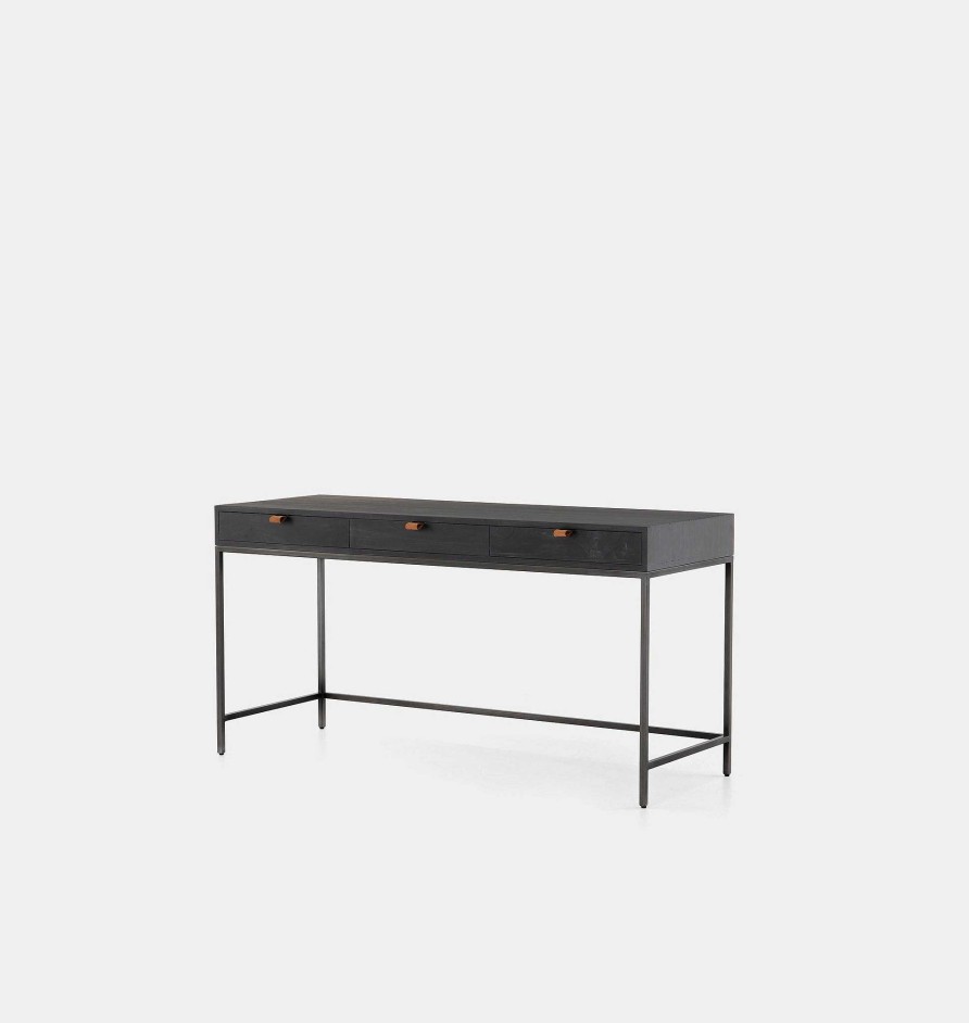 Clearance Austin Co Hyperion Writing Desk Black,Black Wash Poplar