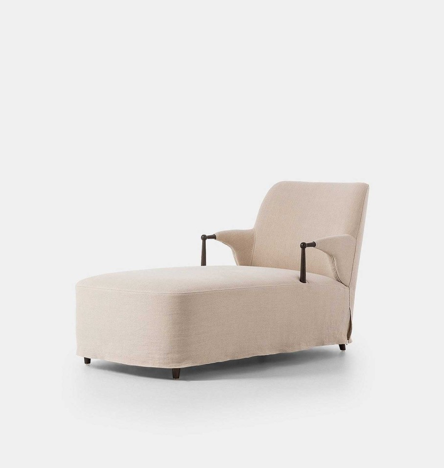 Clearance Amber Lewis x Four Hands Brently Chaise Broadway Dune