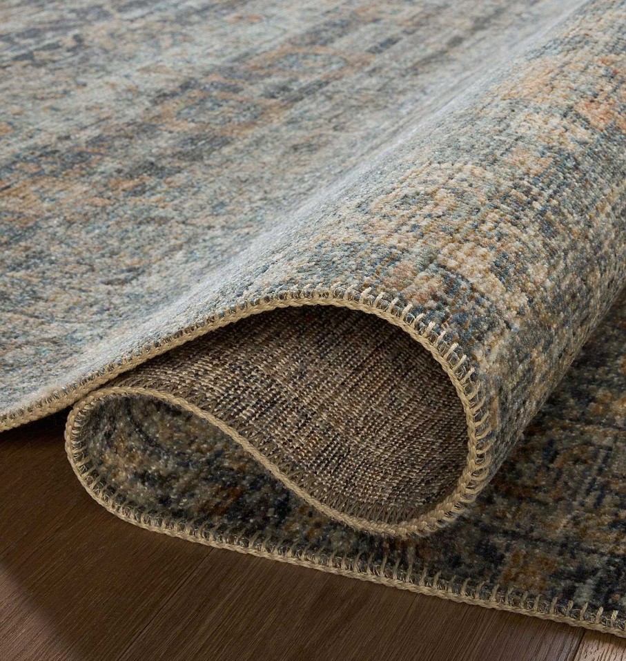 Best Loloi Rugs Heritage Her-09 Sky / Sunset Area Rug