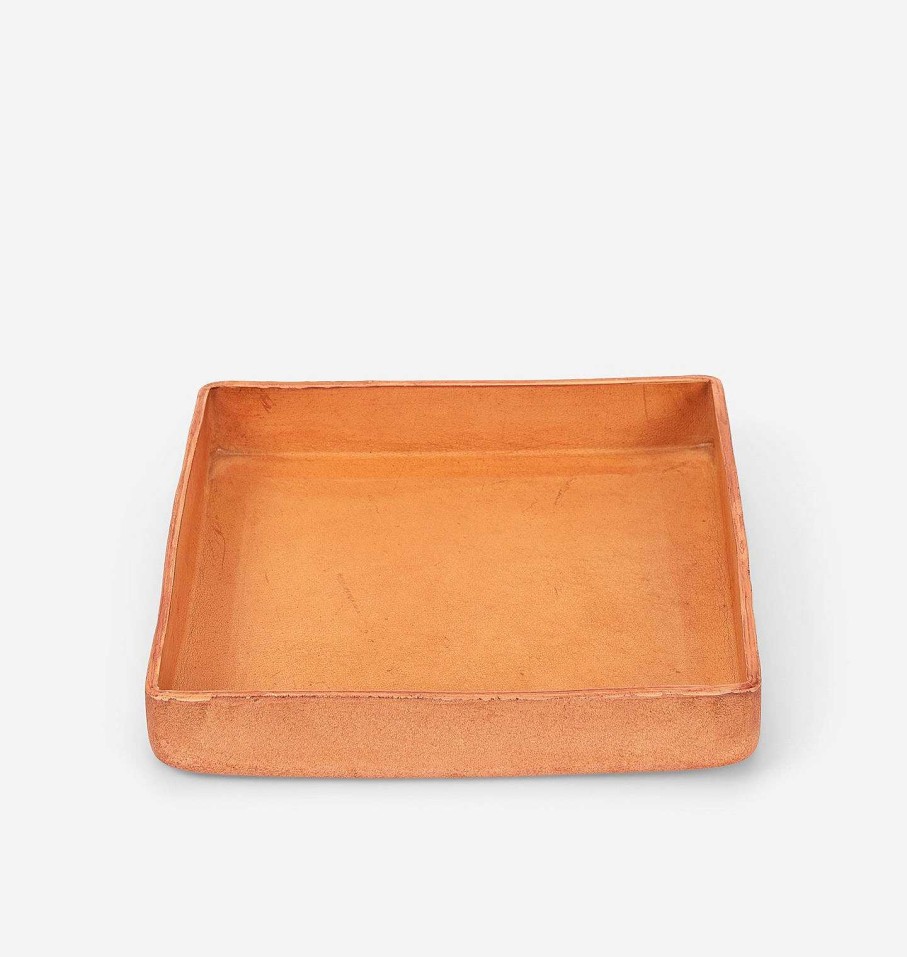 Clearance Shoppe Amber Interiors Decorative Leather Tray