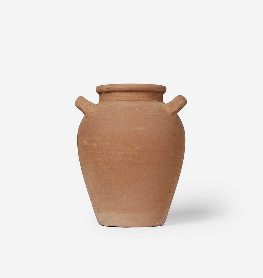 Wholesale Shoppe Amber Interiors Terracotta Vase W/ Handles