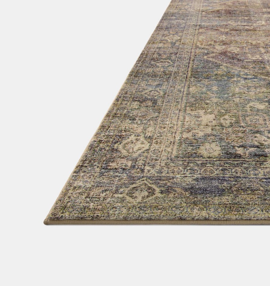 Hot Amber Lewis x Loloi Morgan Mog-05 Spice / Lagoon Area Rug