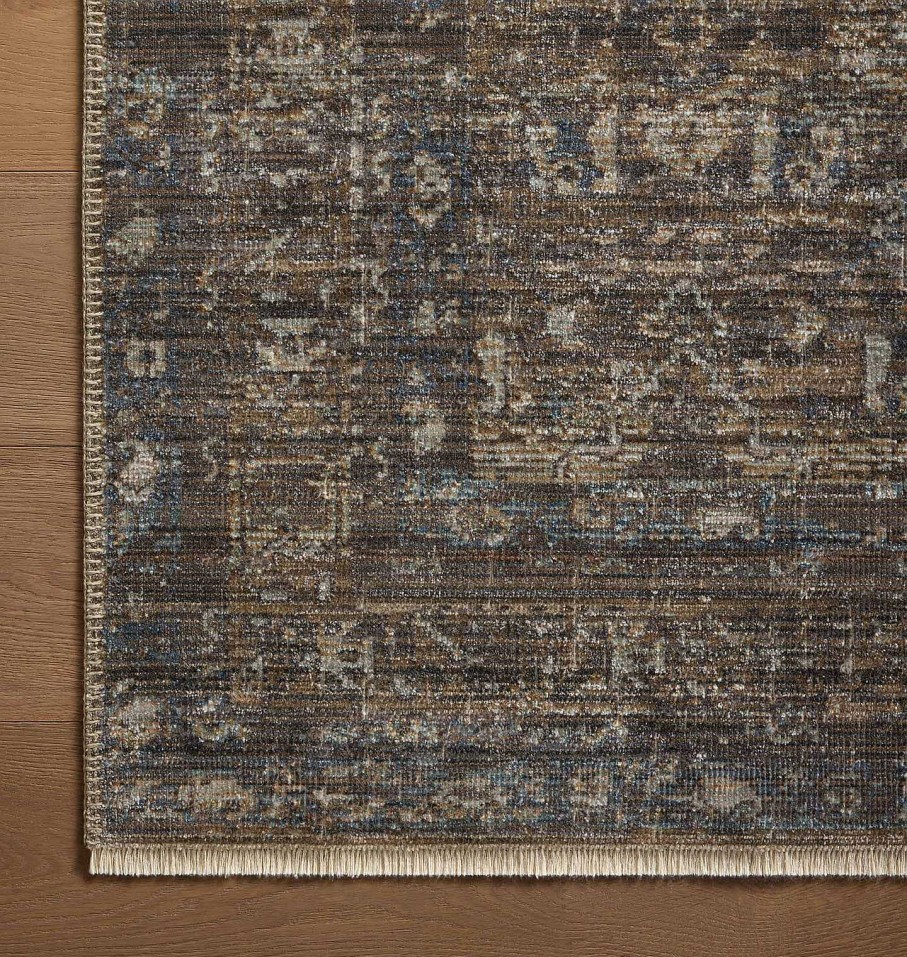 New Loloi Rugs Heritage Her-14 Lagoon / Tobacco Area Rug