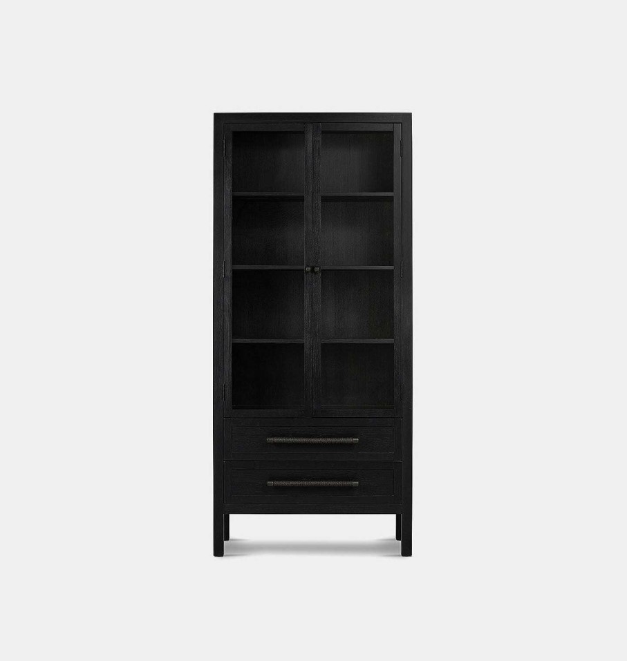 Online Austin Co Lamar Cabinet Black Oak