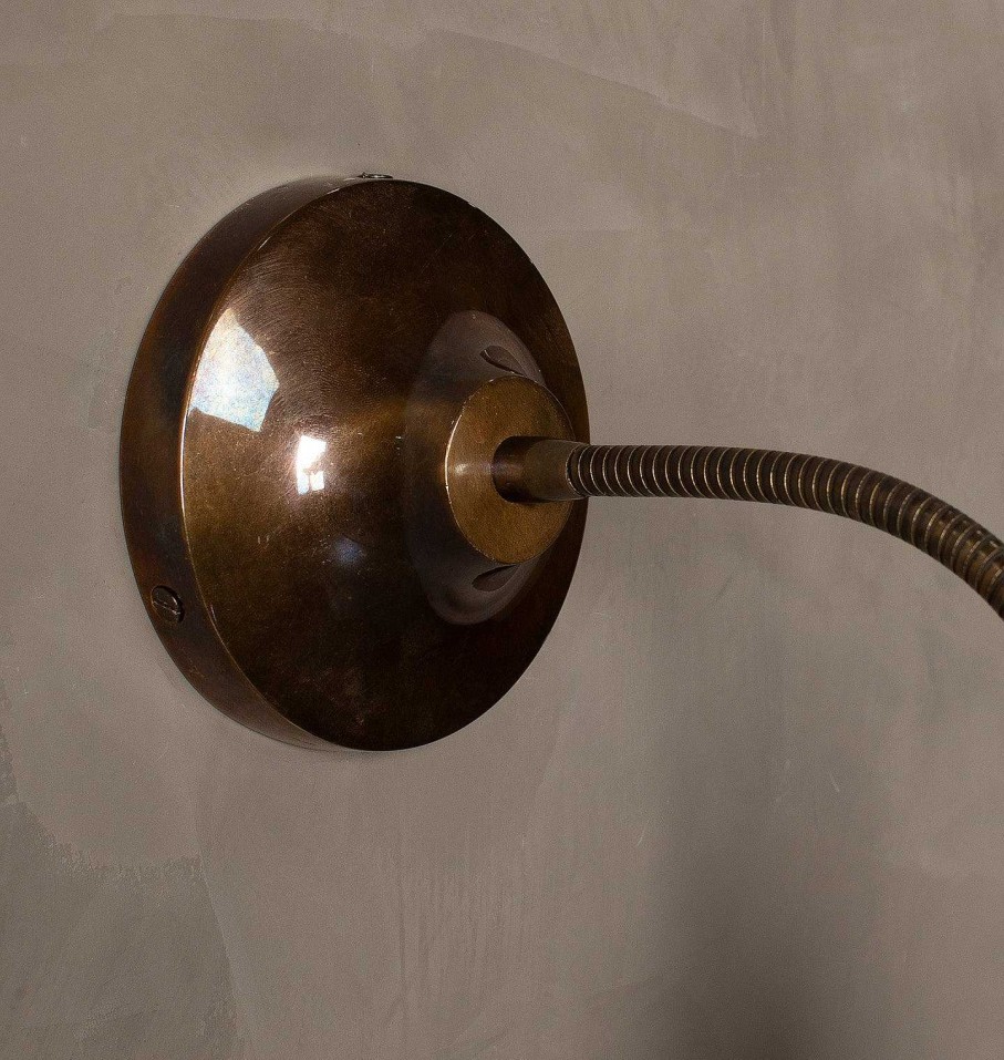 Best Mullan Sydney Loft Wall Light Antique Brass