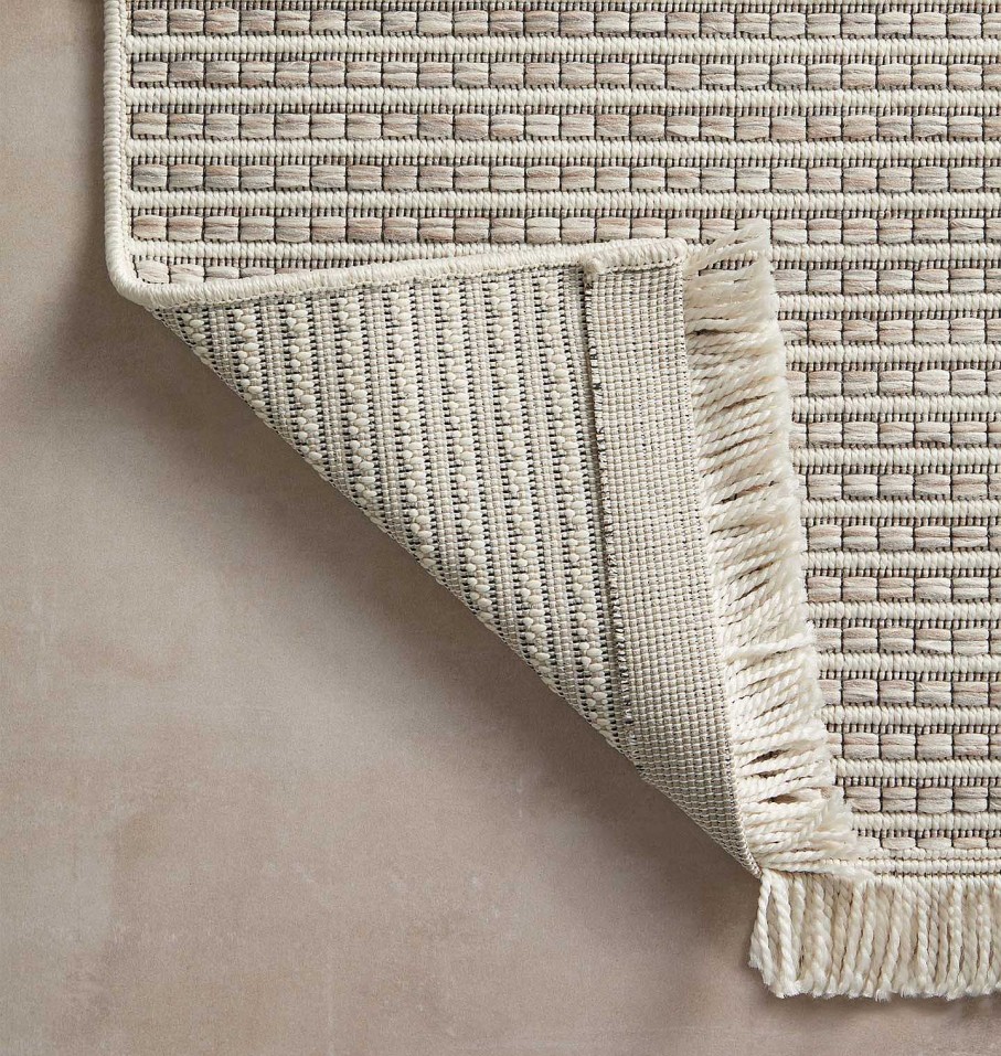 Hot Amber Lewis x Loloi Malibu Mab-04 Ivory / Dove Area Rug