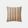 Clearance Amber Lewis x Loloi Elowen Pillow 22'' X 22'' Natural / Blue