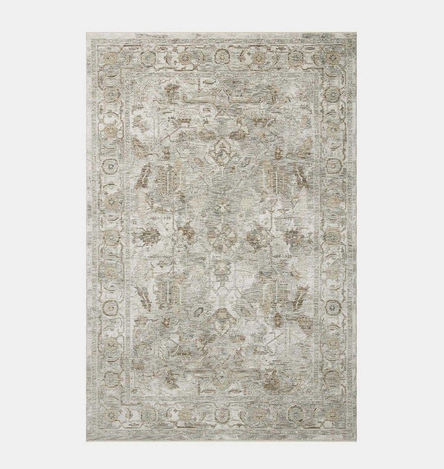 New Amber Lewis x Loloi Honora Hon-06 Grey / Taupe Area Rug