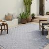 Hot Amber Lewis x Loloi Topanga Top-07 Silver / Blue Area Rug