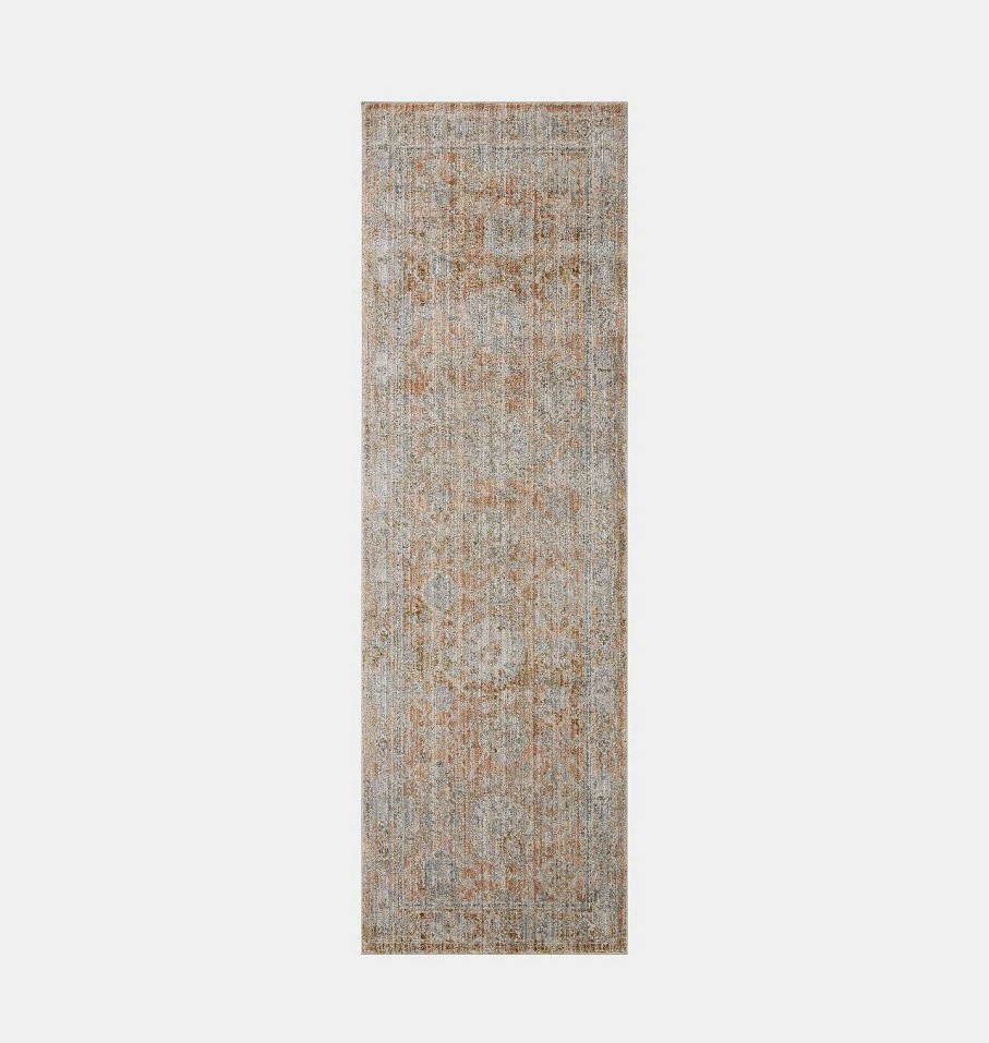 Best Jean Stoffer x Loloi Katherine Kes-02 Terracotta / Smoke Area Rug