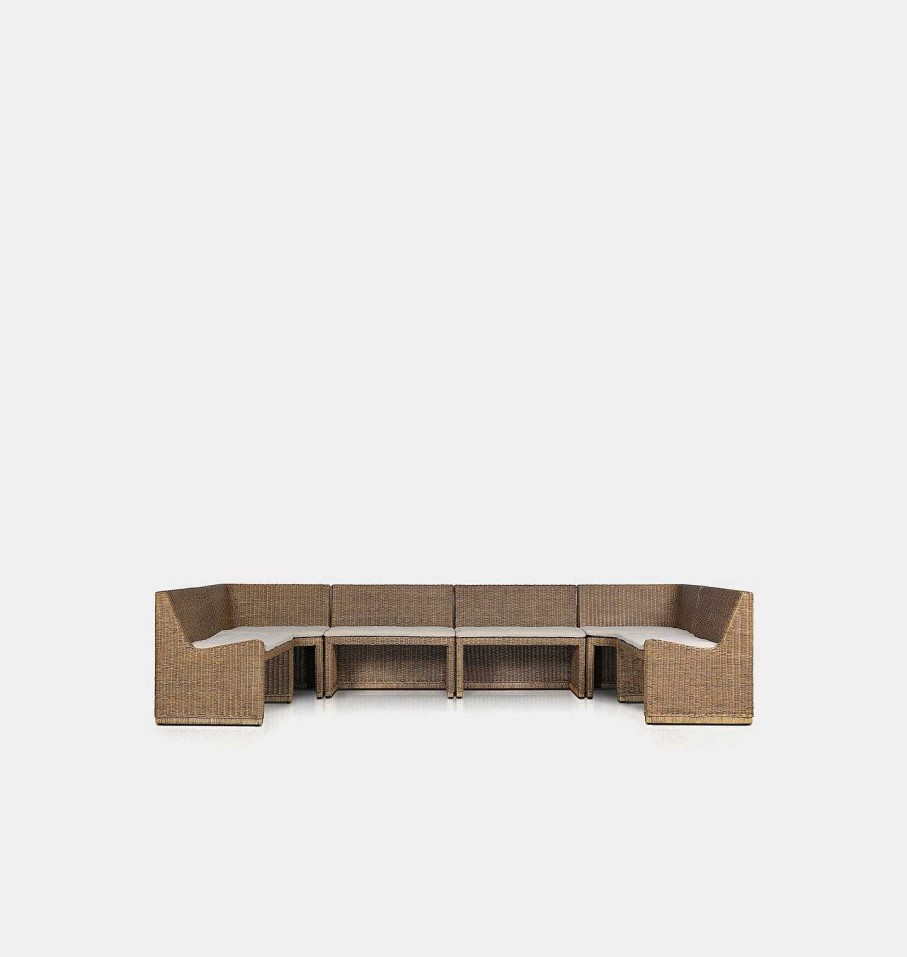 Wholesale Amber Lewis x Four Hands Senna Dining Banquette U Shape 145"