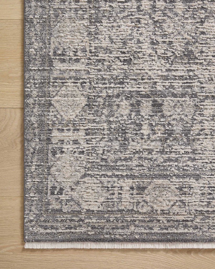 Wholesale Amber Lewis x Loloi Alie Ale-03 Charcoal / Dove Area Rug