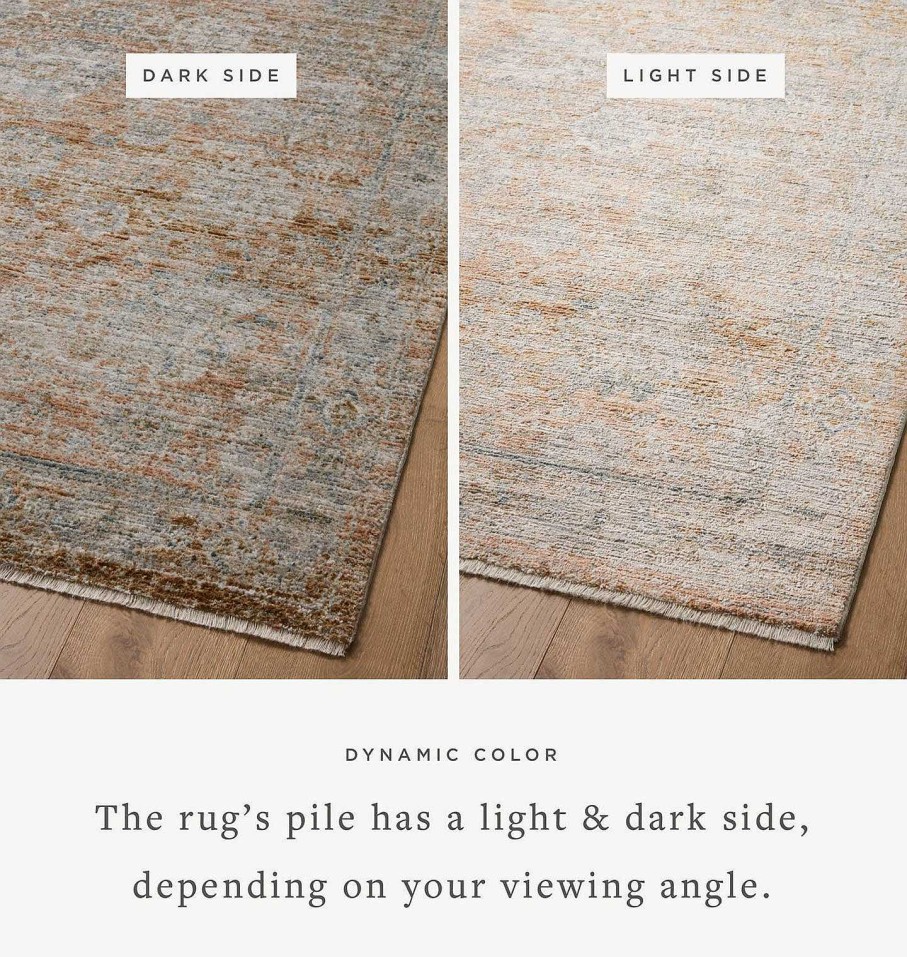 Hot Jean Stoffer x Loloi Katherine Kes-02 Terracotta / Smoke Area Rug