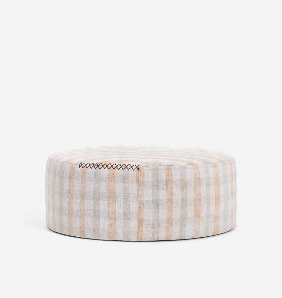 Clearance Made by Shoppe Topanga Round Ottoman M.Iv.Lxx