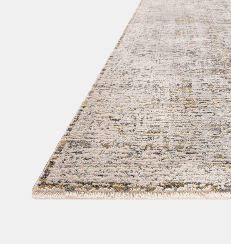 Online Amber Lewis x Loloi Alie Ale-05 Gold / Beige Area Rug