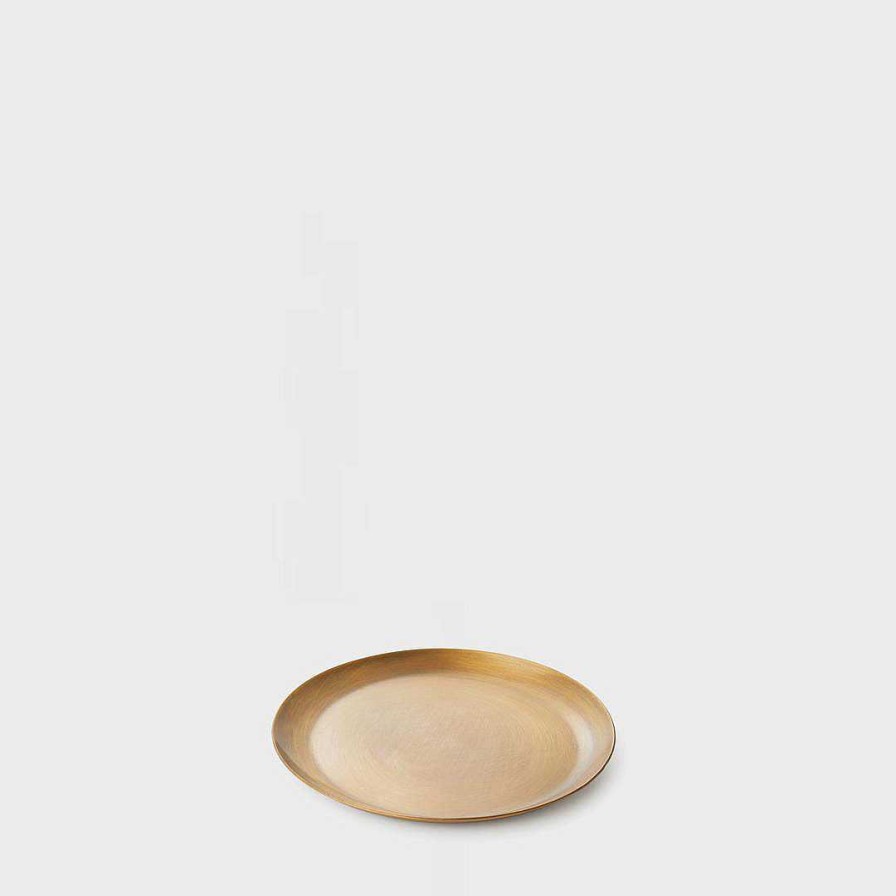 New Fog Linen Brass Round Plate