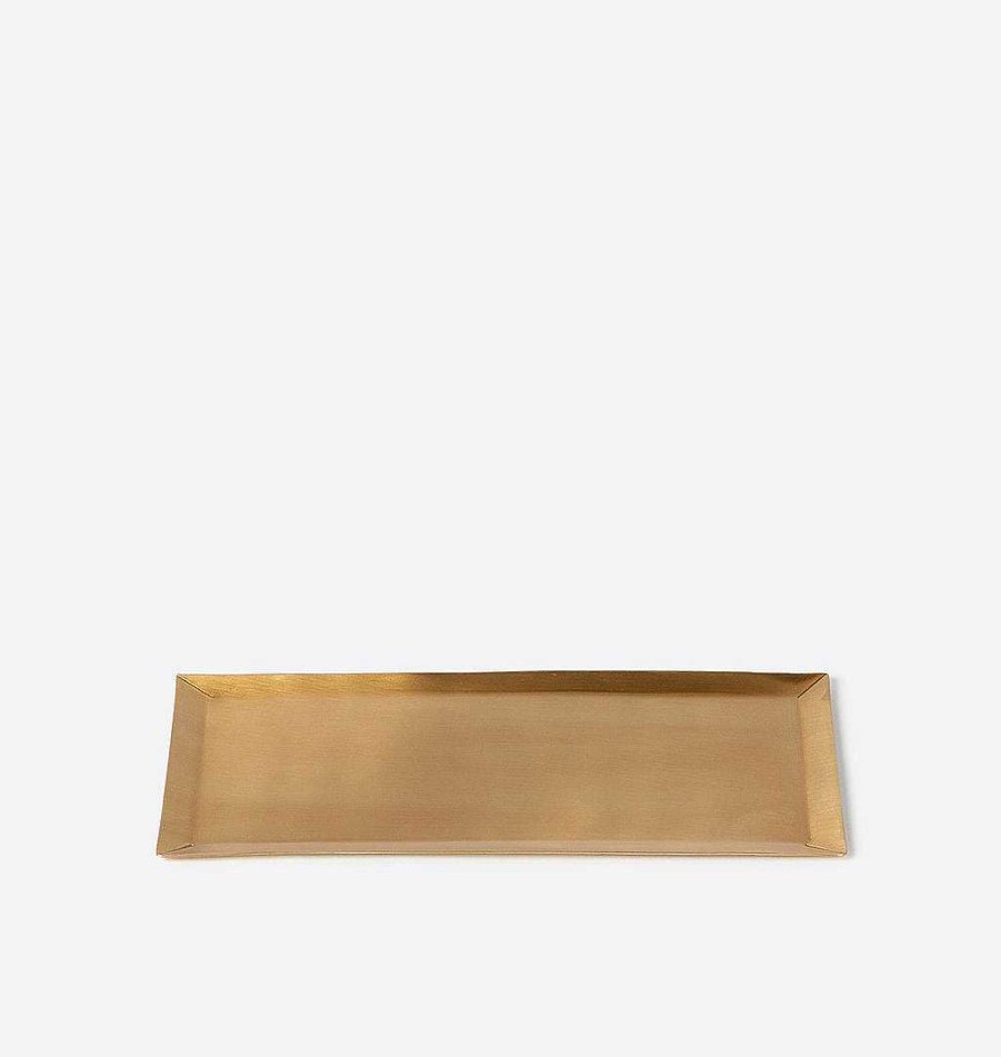 New Shoppe Amber Interiors Gianna Brass Tray