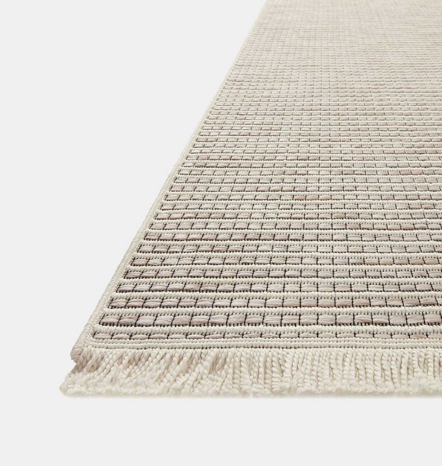 Clearance Amber Lewis x Loloi Malibu Mab-04 Ivory / Dove Area Rug