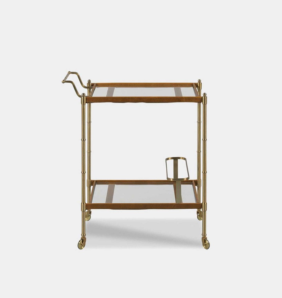 Clearance Woodbridge Furniture Erin Bar Cart