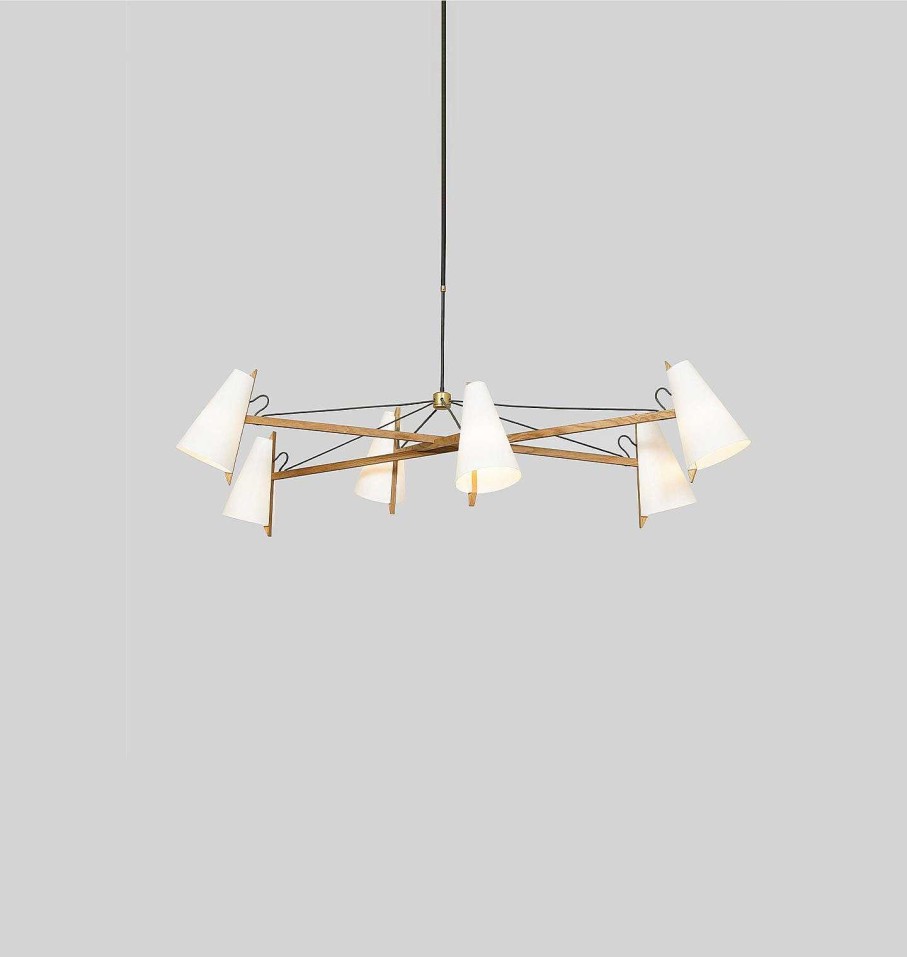 Online Ravenhill Studio Long Hood Chandelier White Oak