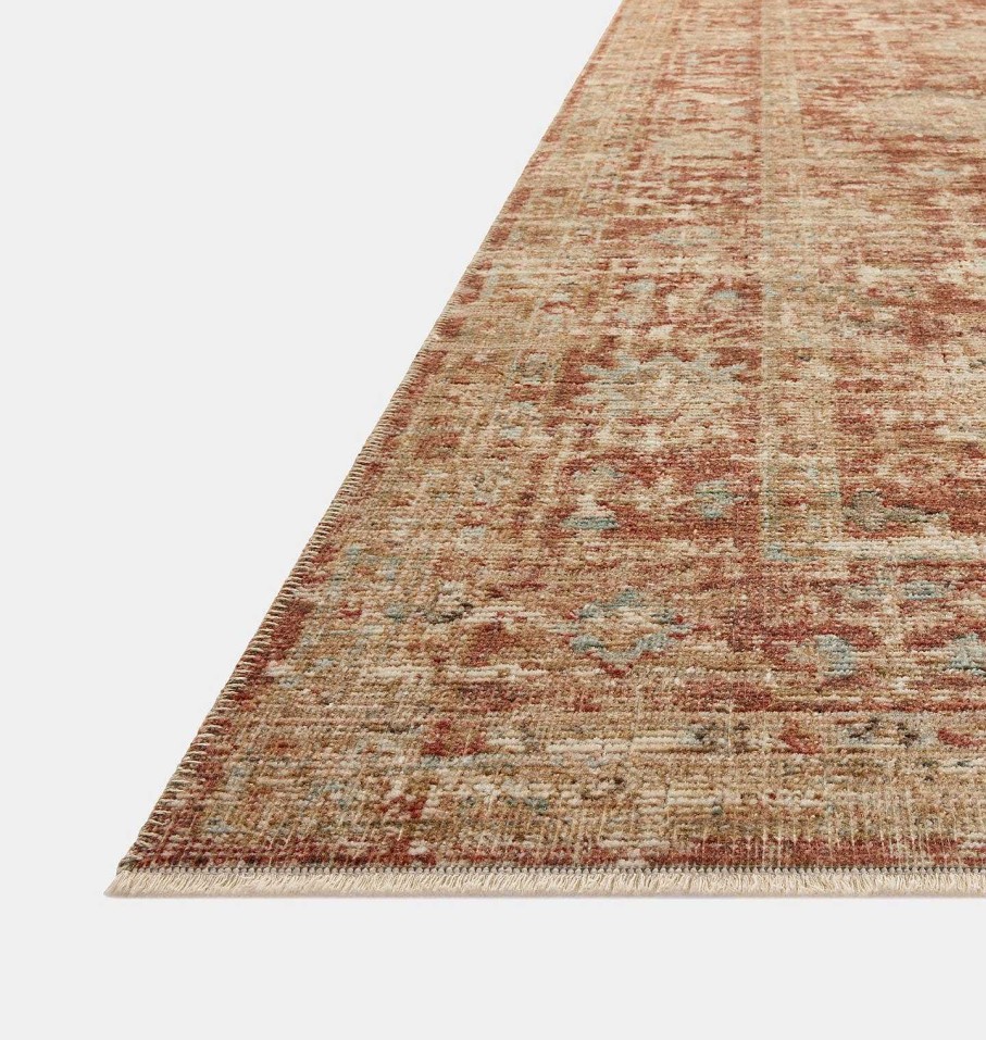 Online Loloi Rugs Heritage Her-03 Brick / Multi Area Rug