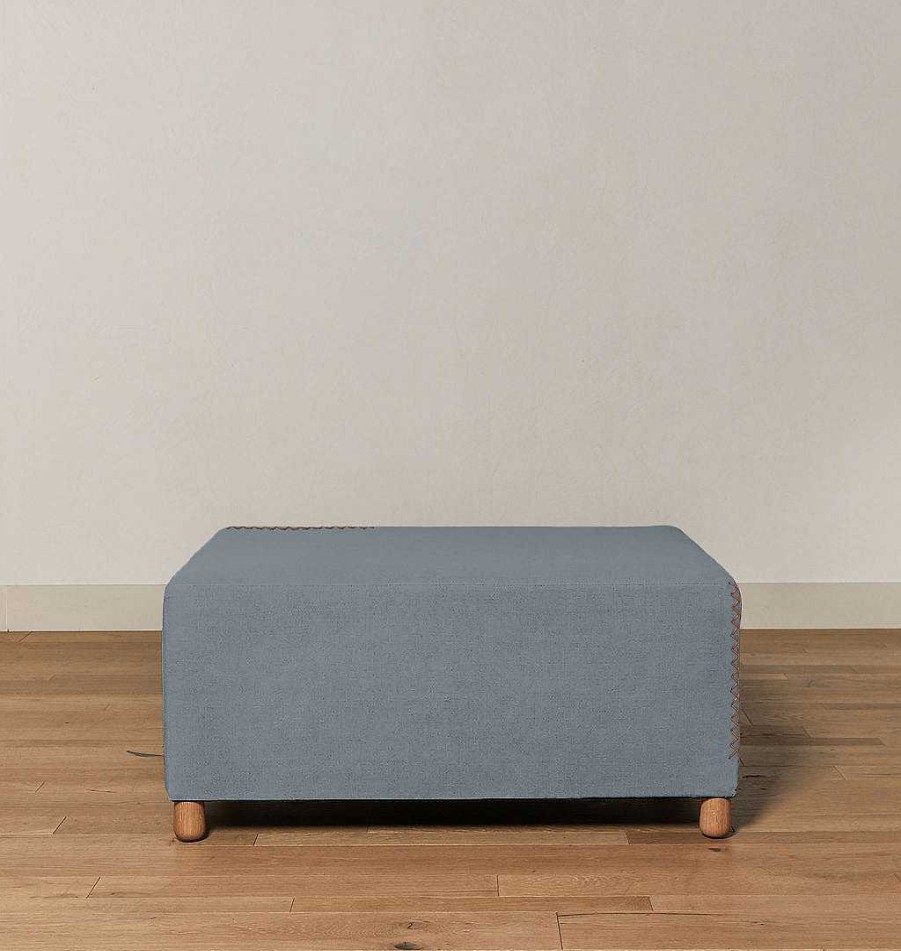 Online Made by Shoppe Footed Topanga Ottoman