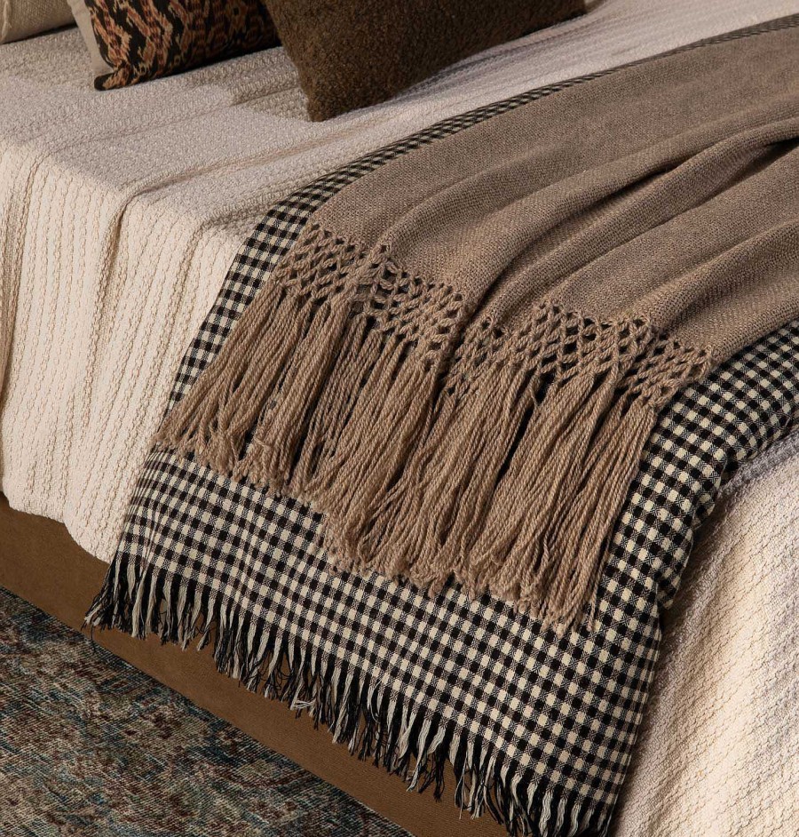 Hot Wara Natural Goods Mendoza Throw Blanket