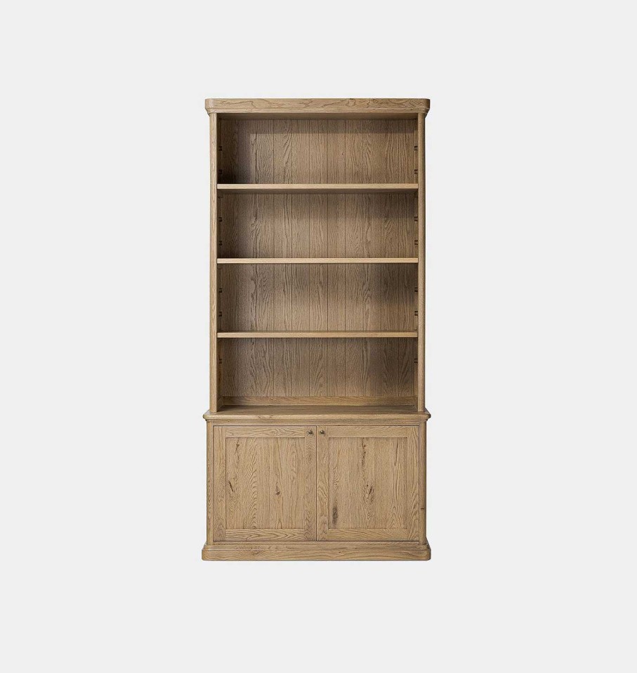 Online Amber Lewis x Four Hands Dumont Bookcase Worn Oak Veneer