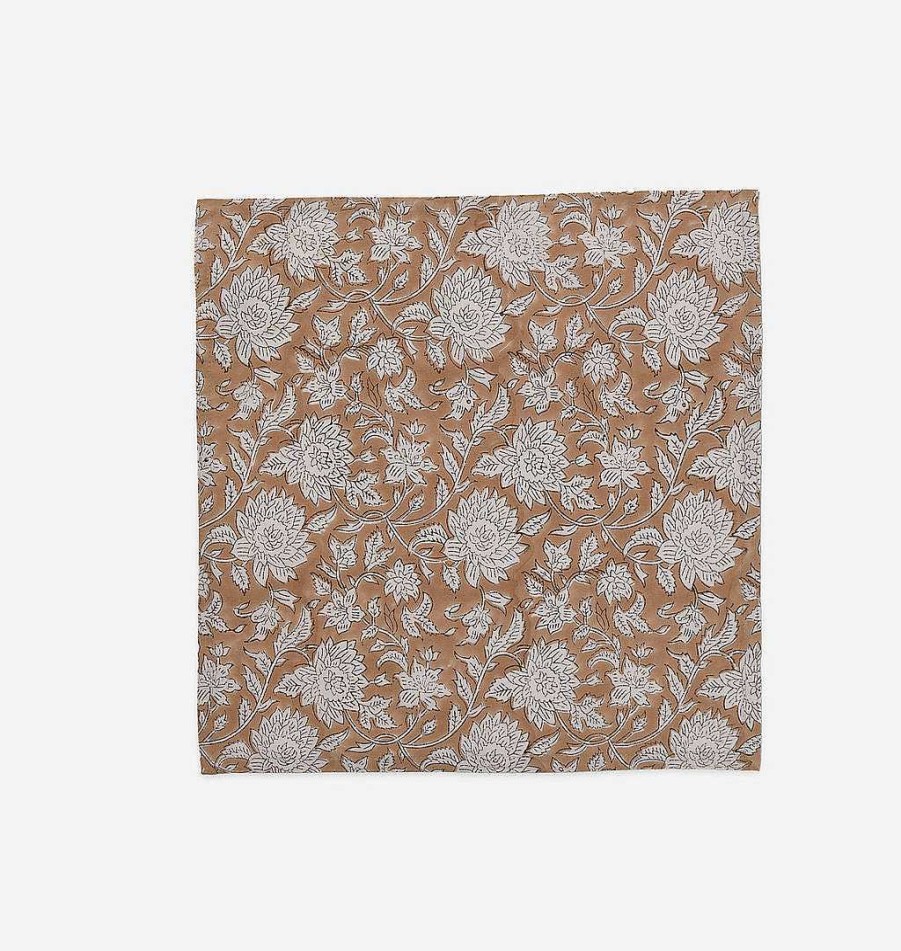 Clearance AHW Georgia Ezra Lotus Rose Napkin S/4