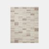 New Amber Lewis x Loloi Rocky Roc-04 Ivory / Dove Area Rug