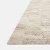 Hot Amber Lewis x Loloi Rocky Roc-01 Ivory / Silver Area Rug