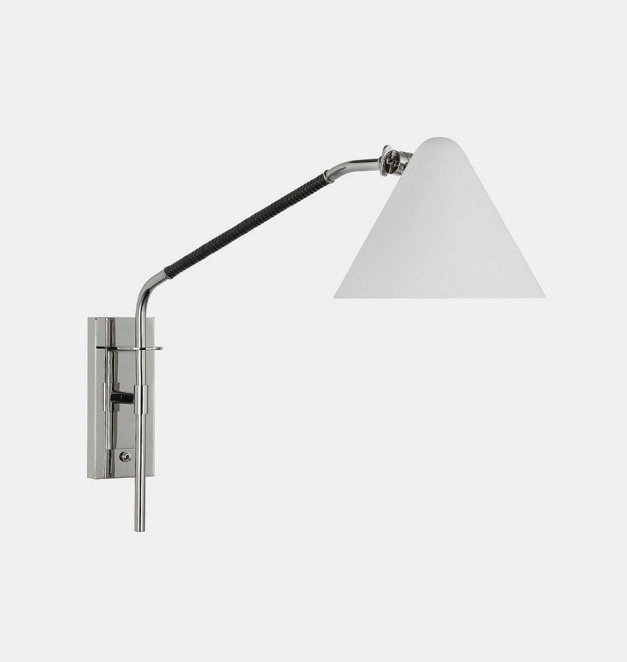 Hot Amber Lewis for Visual Comfort & Co. Laken Medium Articulating Wall Light