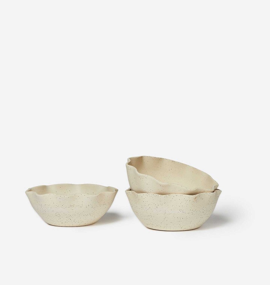 Online AHW Georgia Ezra Ceramic Scalloped Bowl