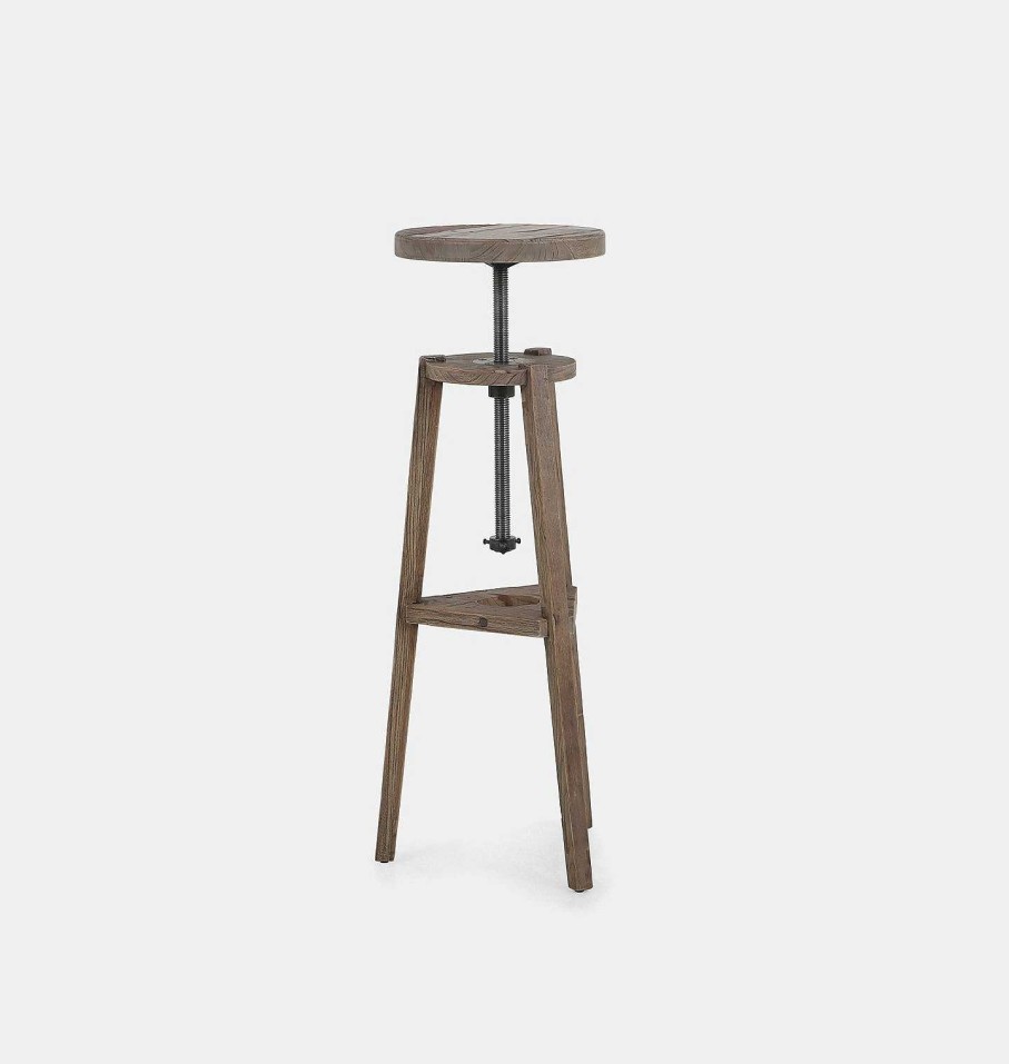 Clearance Amber Lewis x Four Hands Addy Pedestal Accent Stool