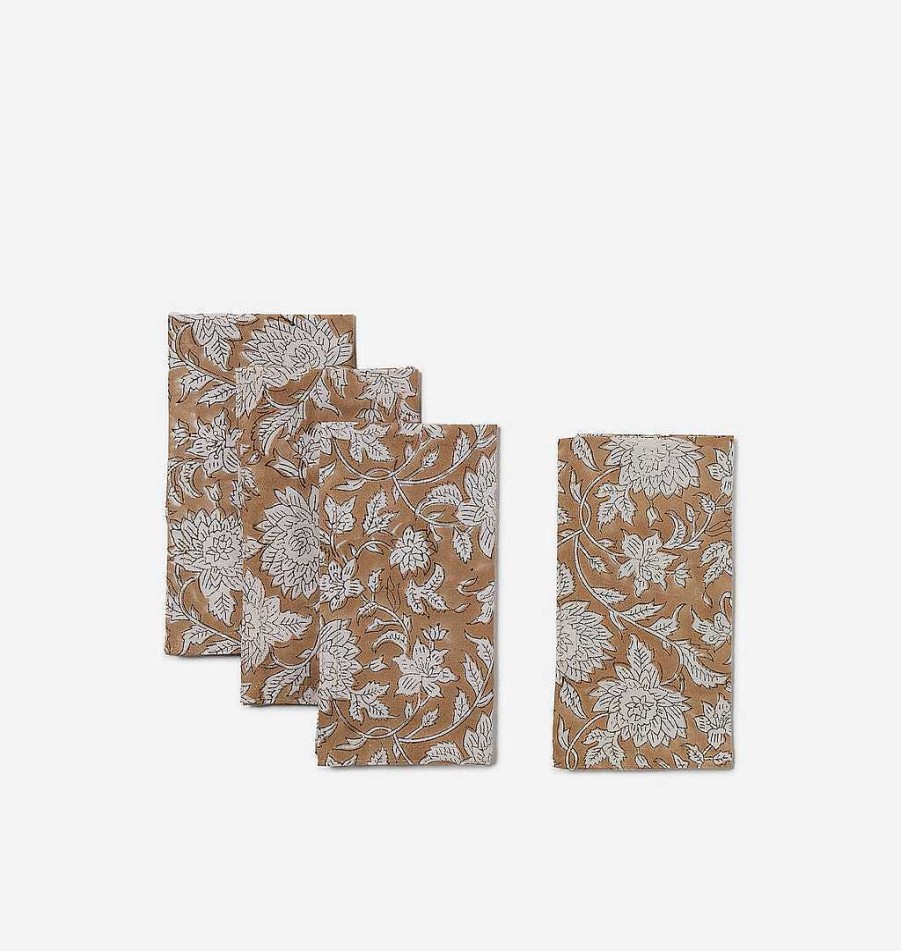 Clearance AHW Georgia Ezra Lotus Rose Napkin S/4