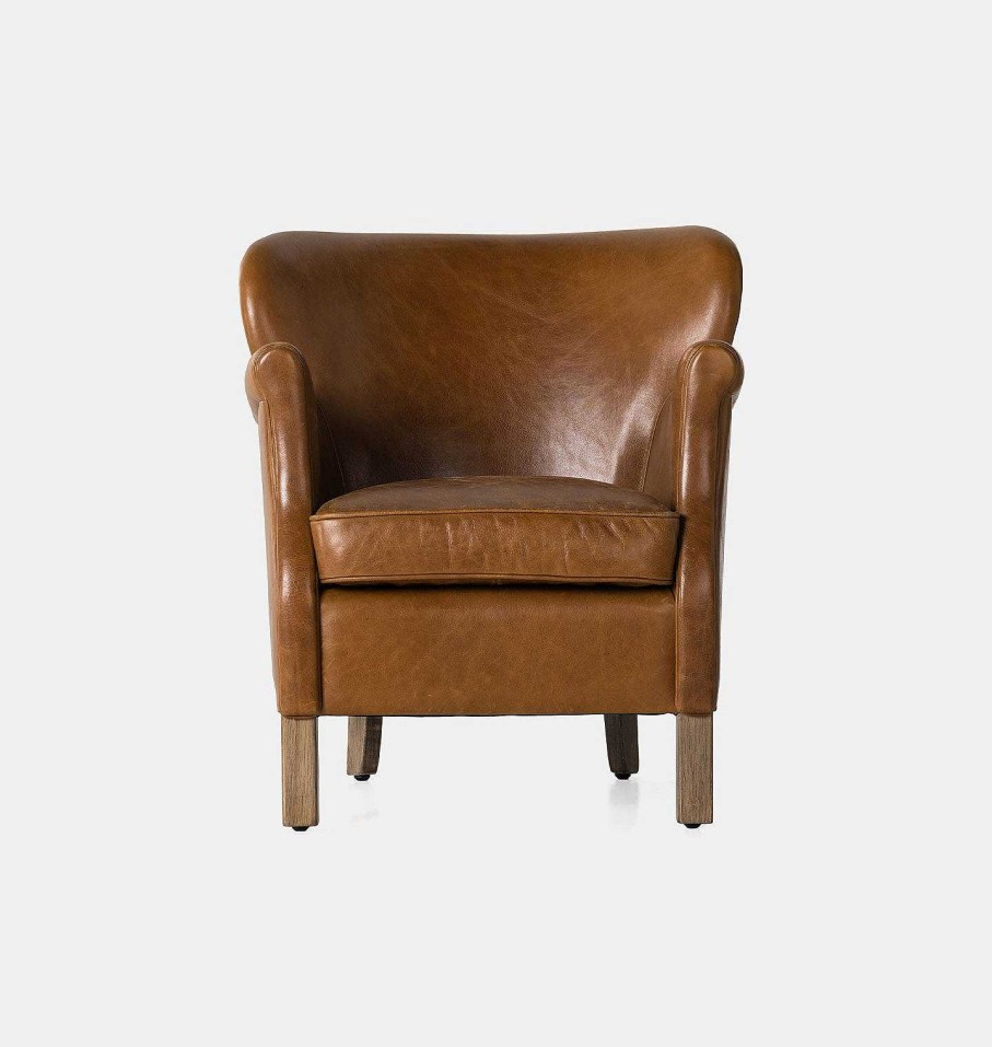 Online Austin Co Melvin Petite Leather Lounge Chair