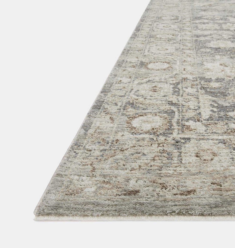 Clearance Amber Lewis x Loloi Honora Hon-02 Slate / Beige Area Rug