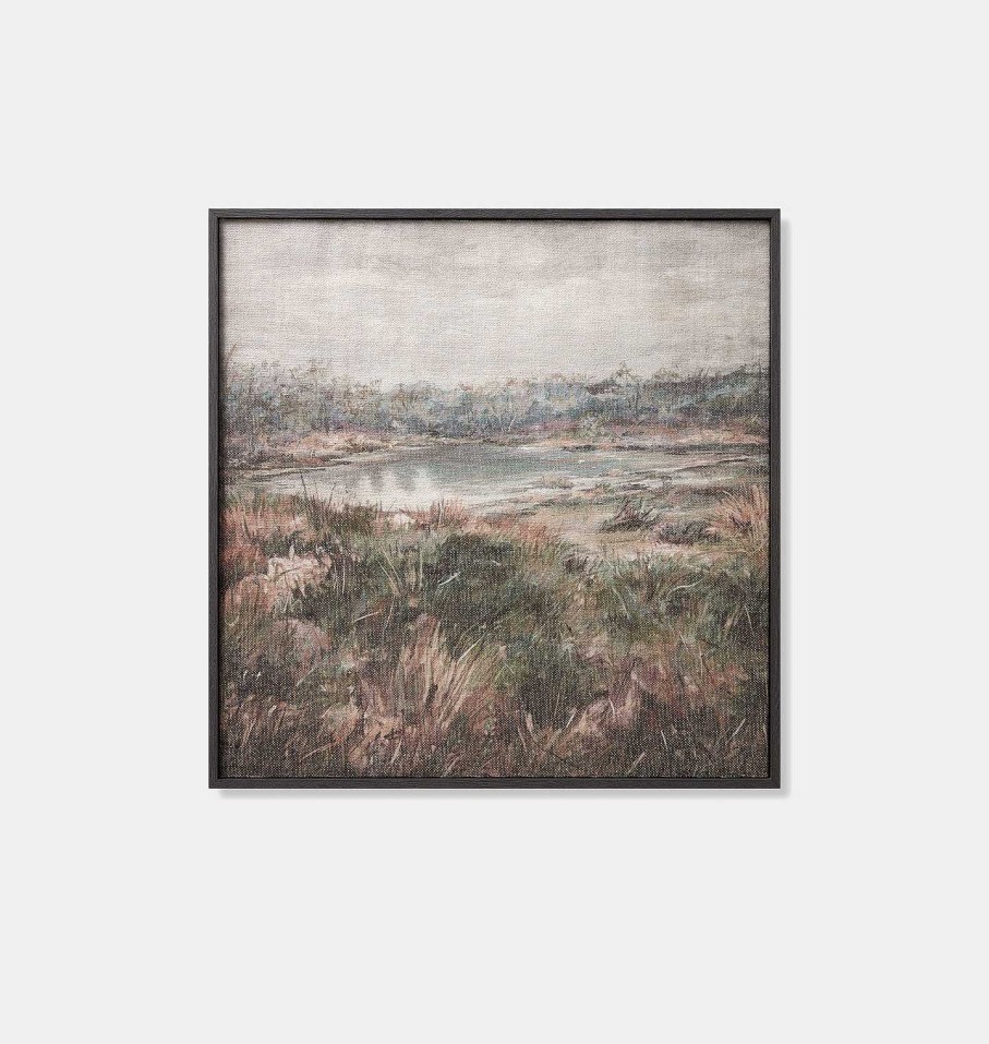 Clearance Amber Lewis x Loloi Highlands 30" X 30" Framed Wall Art